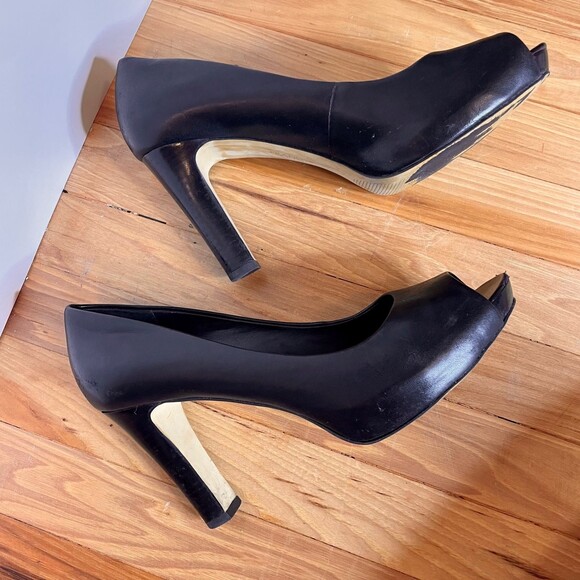 Franco Sarto Peep Toe Heels 8.5 - Picture 2 of 7